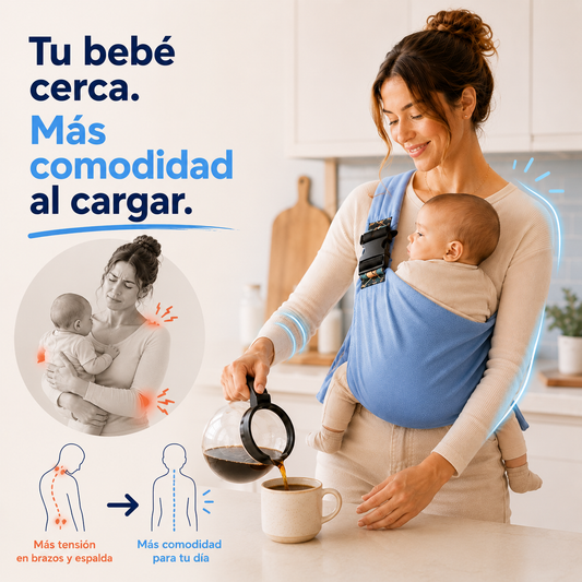 PortaBebé Canguro | Comodidad y Cercanía Sin Cargar Tus Brazos